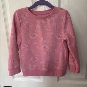 Cat & Jack Pink Dinosaur Sweatshirt